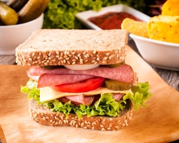 Boxed Meals Classic Wrap from Canuel Caterers Market in Vancouver BC